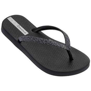 Ipanema Flip Flops Kids Lolita Glitter Black 513426YAG Ireland